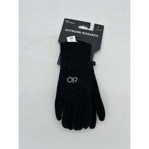 Outdoor Research OR Flurry Sensor Gloves Black Touchscreen Smartphone Womens L